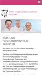 Mobile Screenshot of enddarmpraxis-in-muenster.de